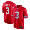Buffalo Bills Damar Hamlin Red Alternate Game Jersey