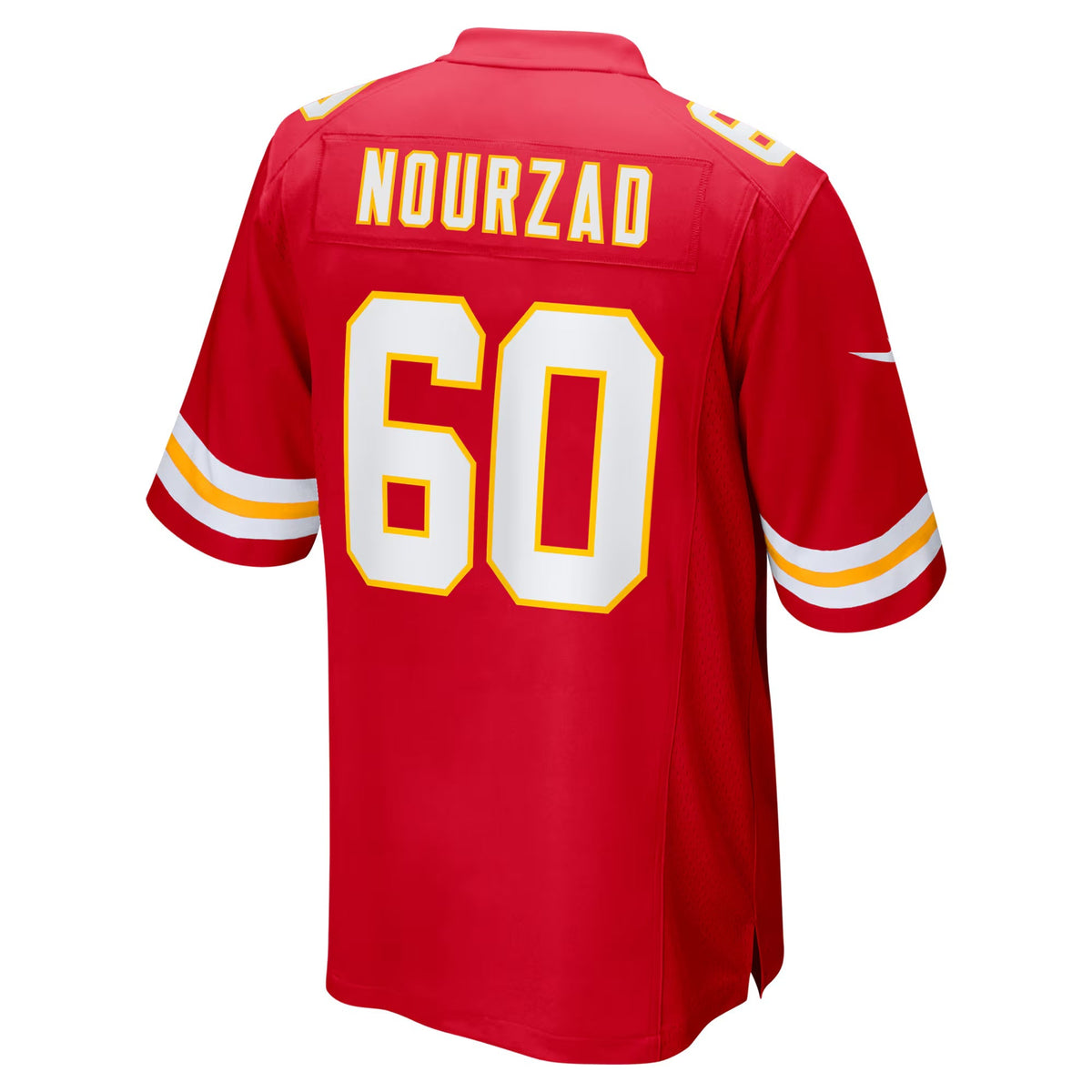 Kansas City Chiefs Hunter Nourzad Red Game Jersey