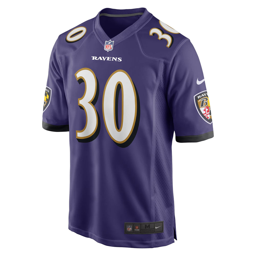 Baltimore Ravens Trenton Simpson Purple Game Jersey