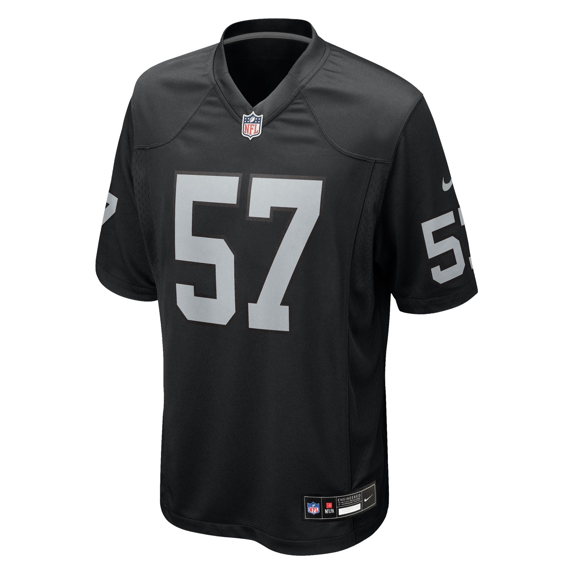 Las Vegas Raiders Germaine Pratt Black Team Game Jersey