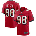 Tampa Bay Buccaneers Anthony Nelson Red Game Jersey