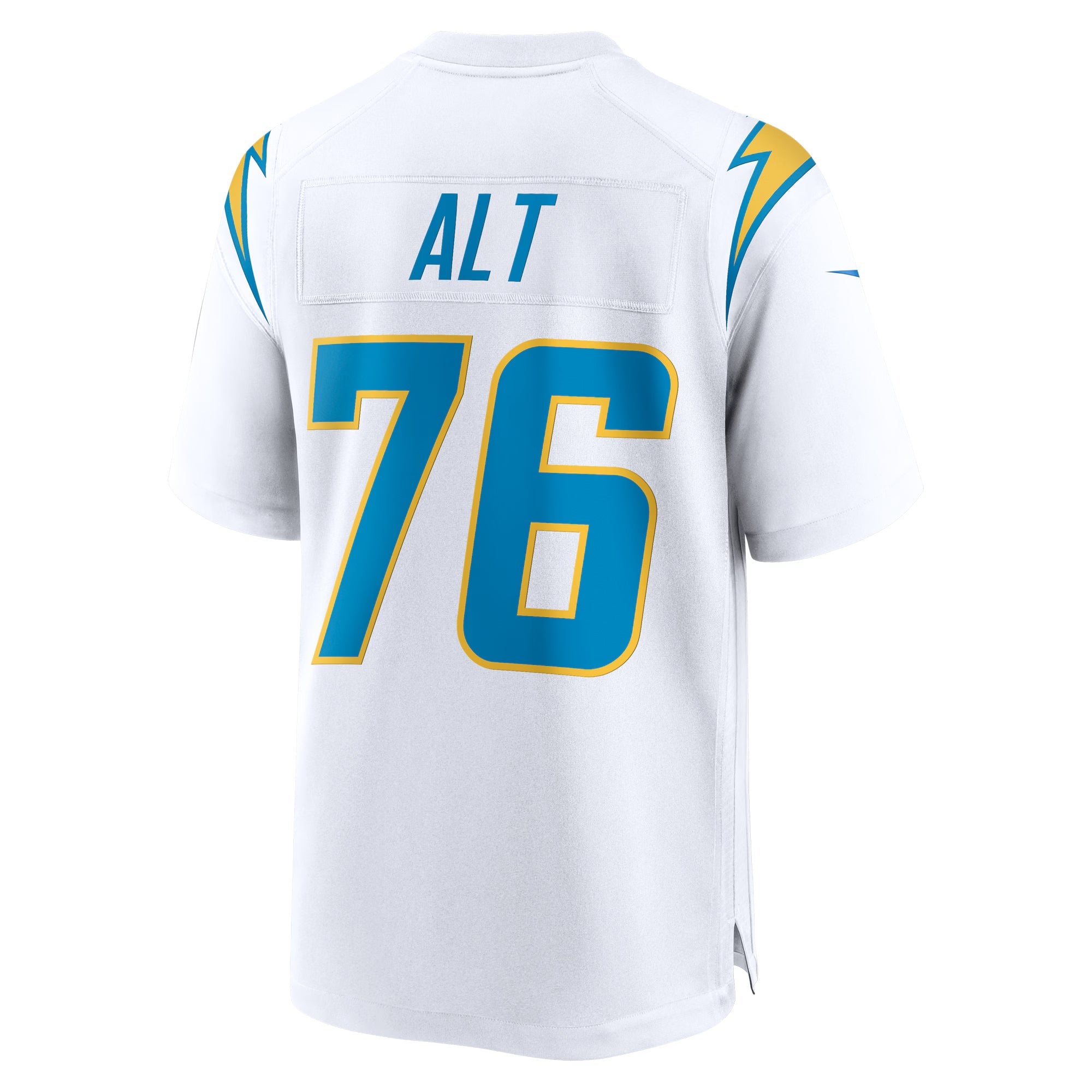 Los Angeles Chargers Joe Alt White Player Game Jersey