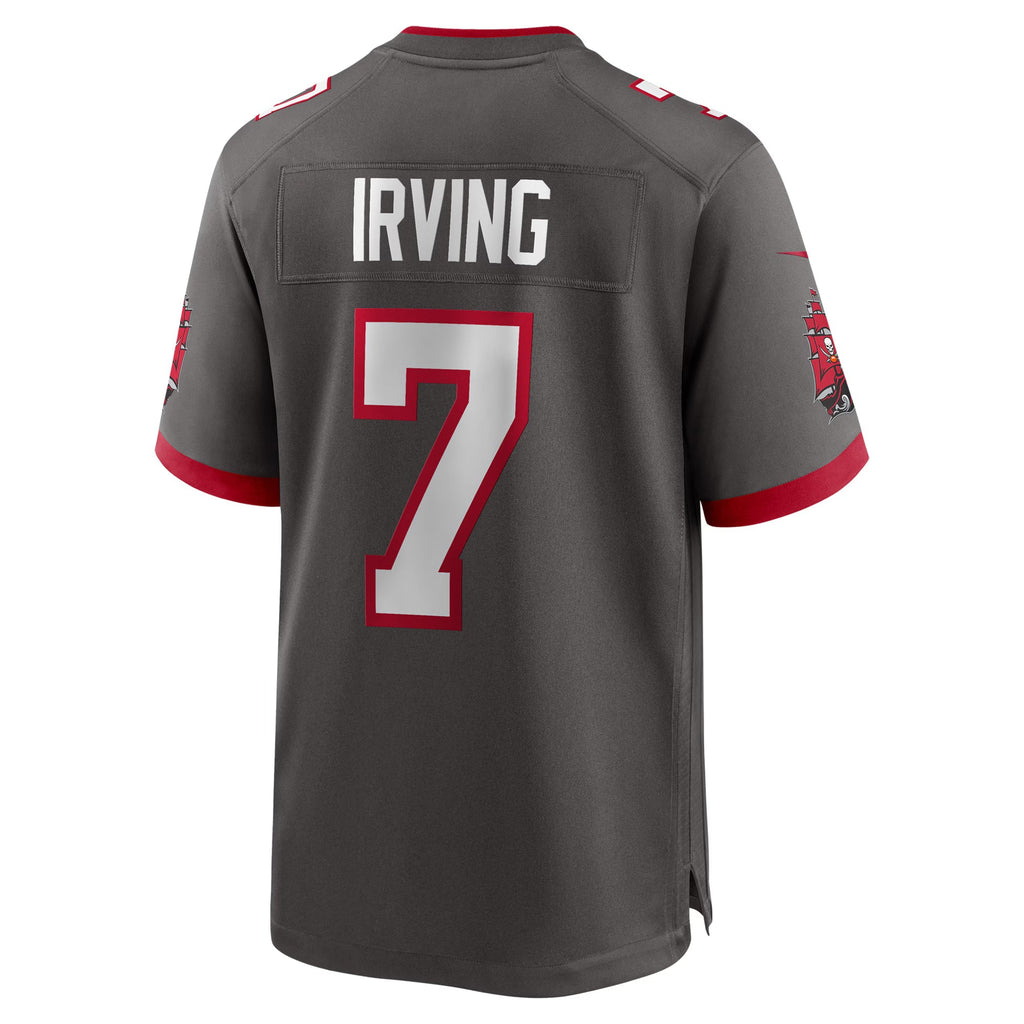 Tampa Bay Buccaneers Bucky Irving Pewter Alternate Game Jersey