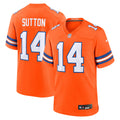 Denver Broncos Courtland Sutton Orange Alternate Game Jersey