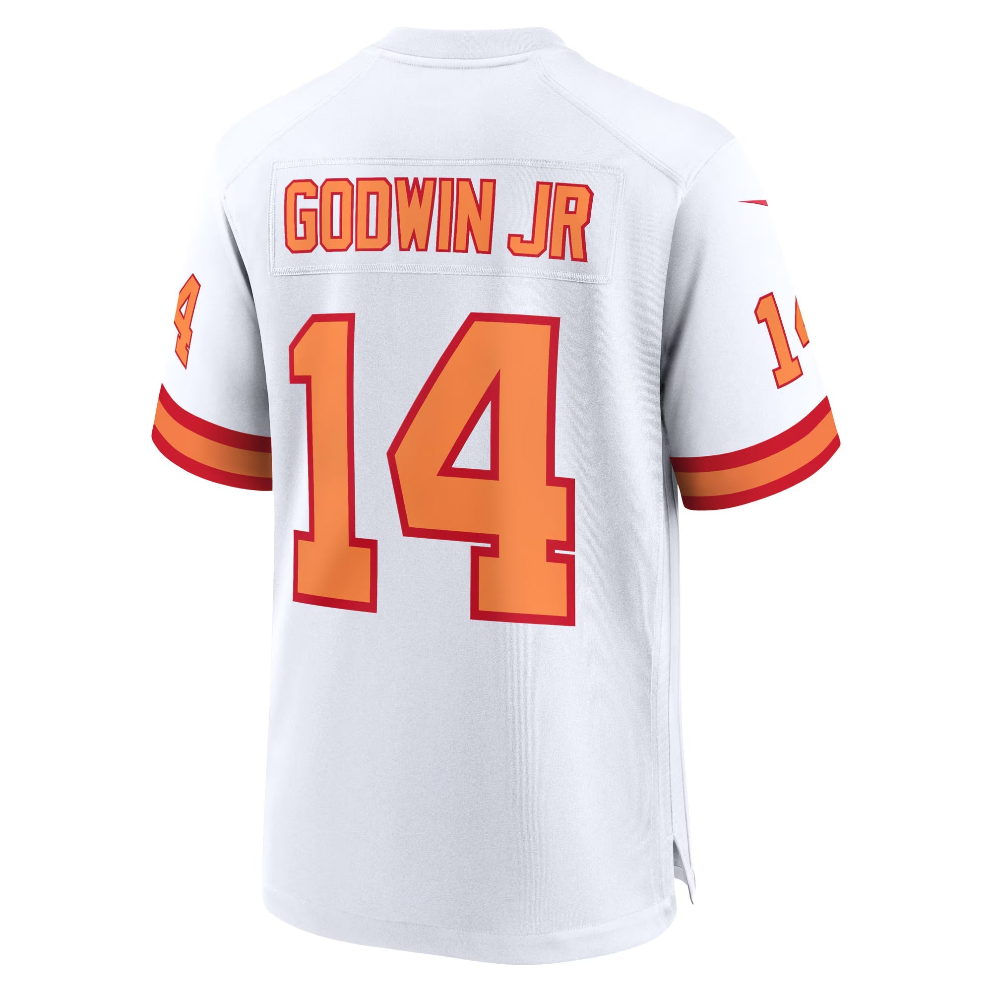 76 Tampa Bay Buccaneers Chris Godwin Jr. White 50th Season Game Jersey