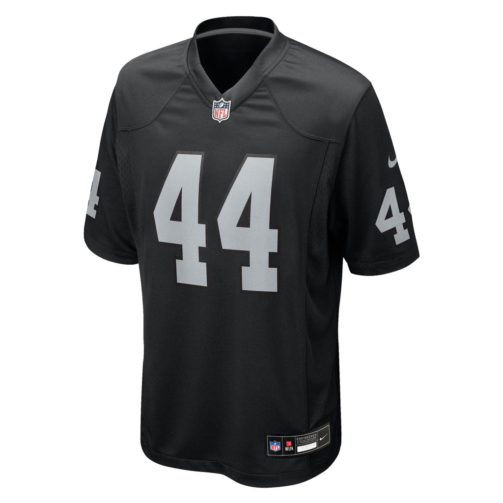 Las Vegas Raiders Tommy Eichenberg Black Team Game Jersey