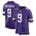 Minnesota Vikings J.J. McCarthy Purple Player Game Jersey