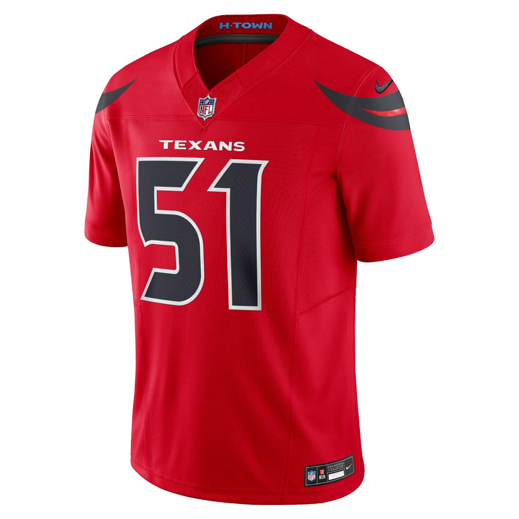 Houston Texans Will Anderson Jr. Red Alternate Vapor F.U.S.E. Limited Jersey