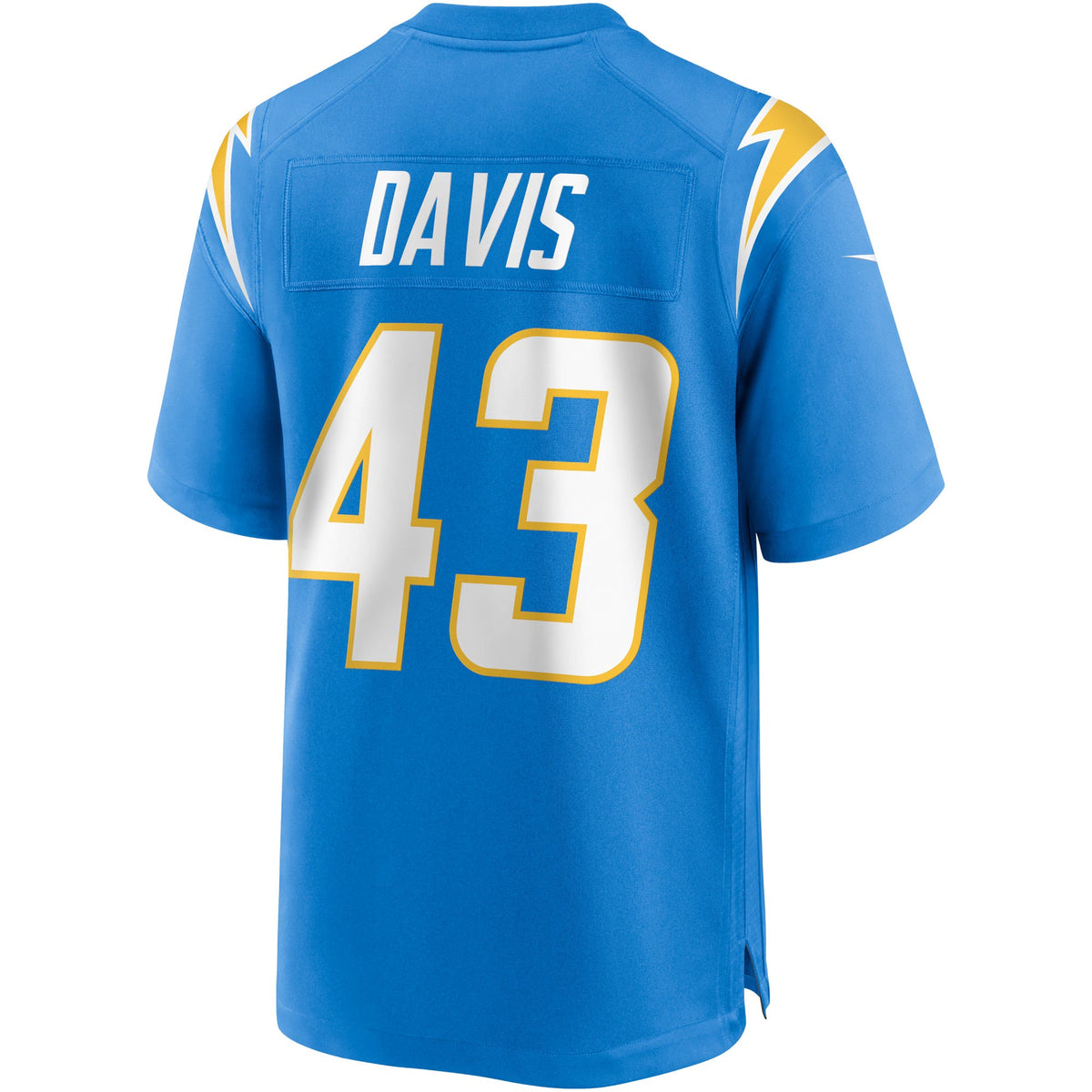 Los Angeles Chargers Michael Davis Powder Blue Game Jersey