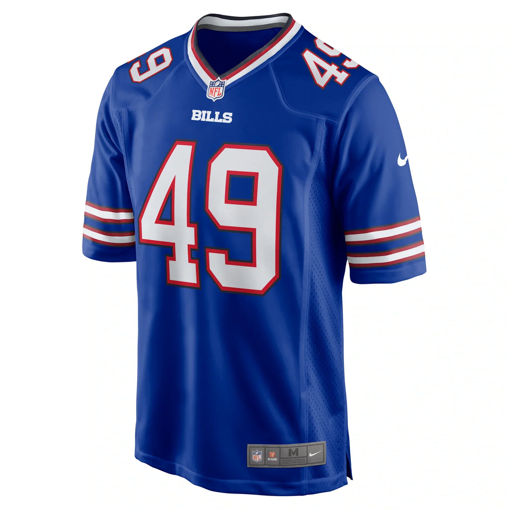 Buffalo Bills DaShaun White Royal Team Game Jersey
