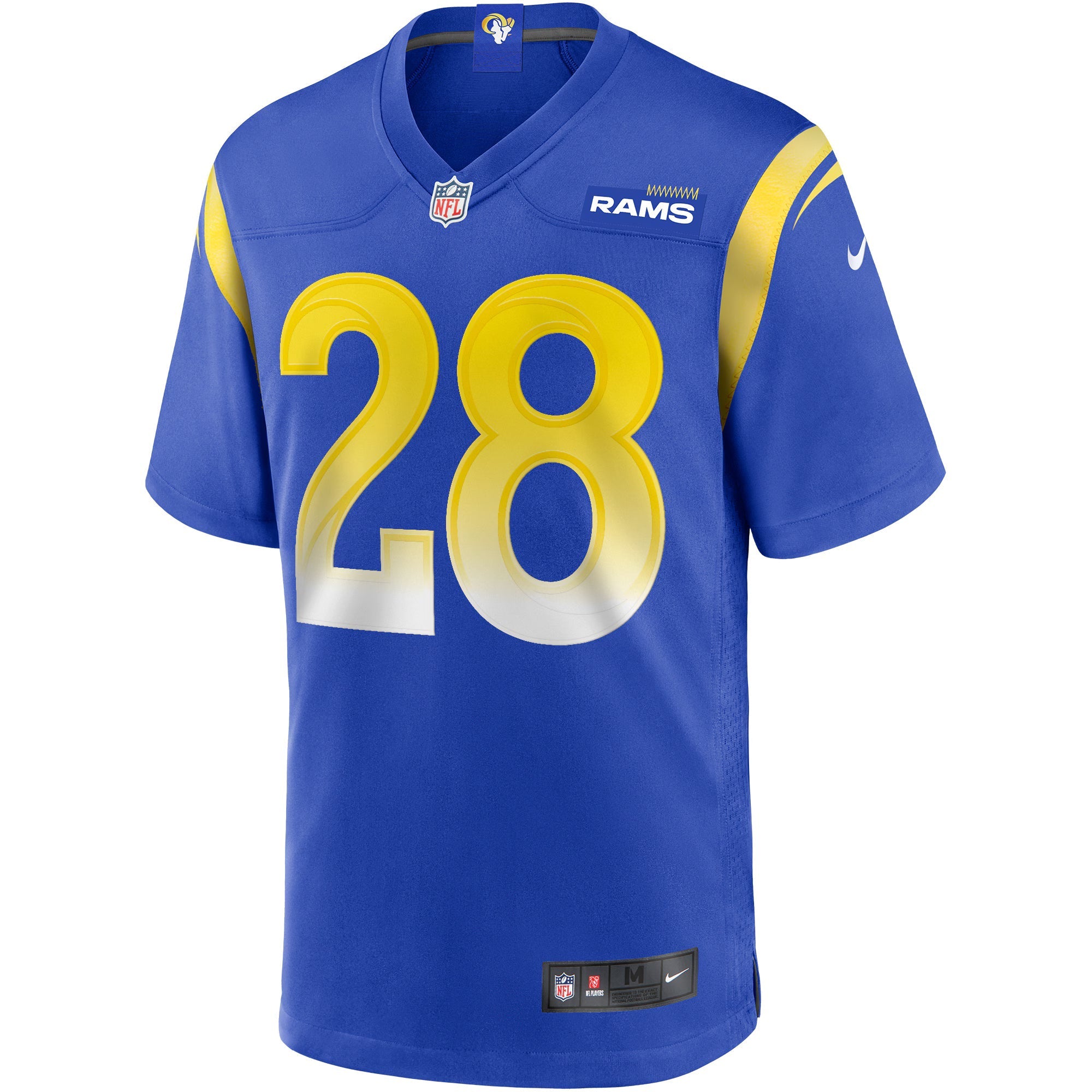 Los Angeles Rams Marshall Faulk Royal Game Retired Player Jersey
