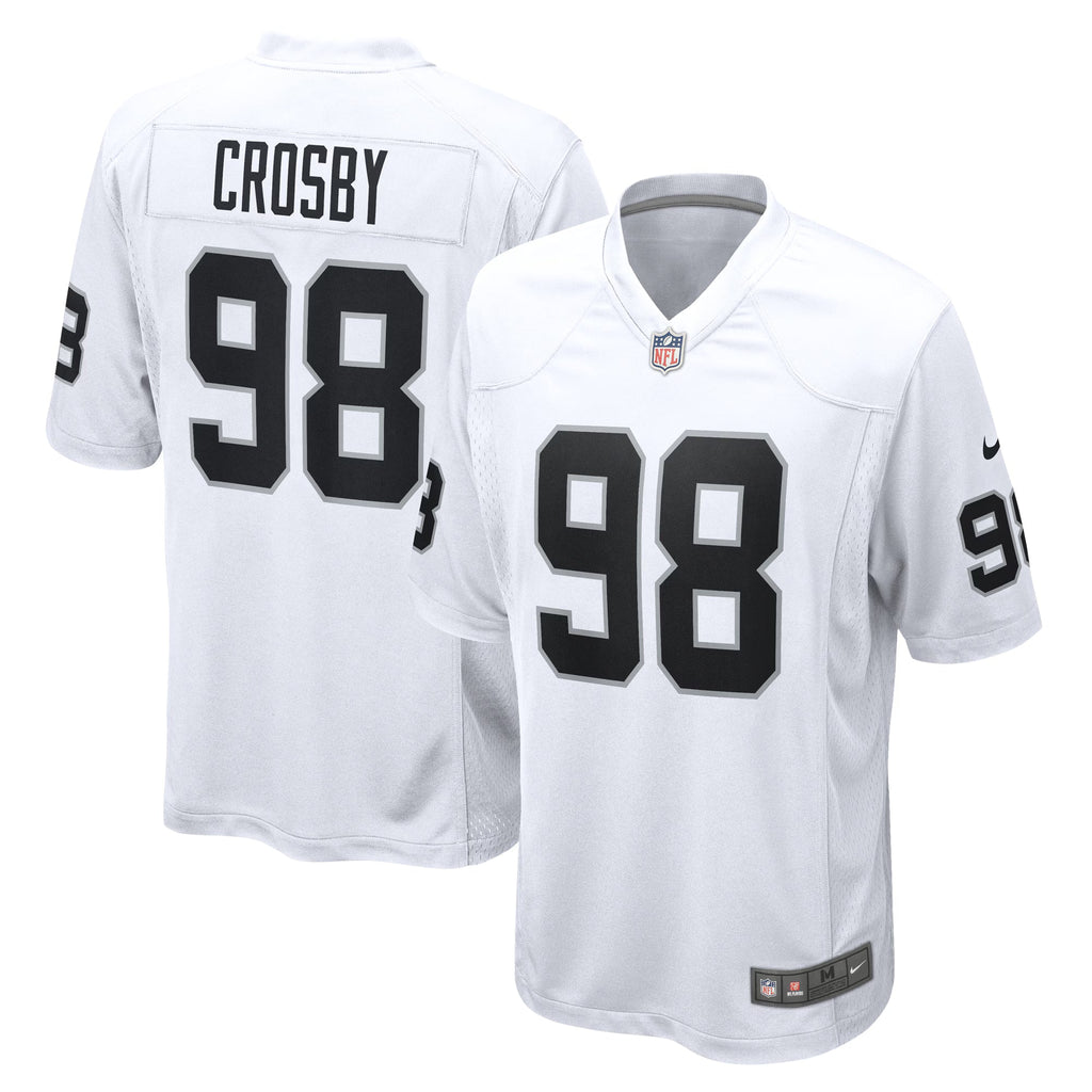 Las Vegas Raiders Maxx Crosby White Game Jersey