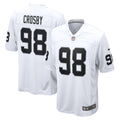 Las Vegas Raiders Maxx Crosby White Game Jersey