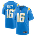 Los Angeles Chargers JK Scott Powder Blue Game Jersey