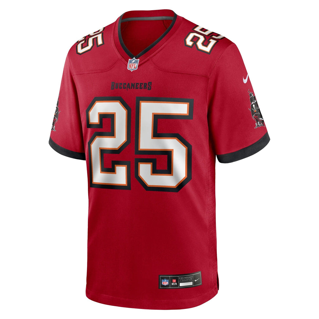 Tampa Bay Buccaneers Jacob Parrish Red Team Game Jersey