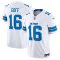 Detroit Lions Jared Goff White Vapor F.U.S.E. Limited Jersey