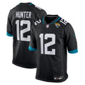 Jacksonville Jaguars Travis Hunter Black 2025 NFL Draft First Round Pick Alternate Game Player Jersey