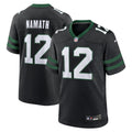 New York Jets Joe Namath Legacy Black Alternate Retired Player Game Jersey