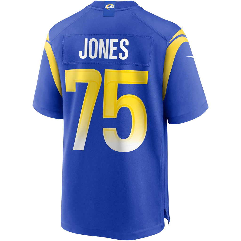 Los Angeles Rams Deacon Jones Royal Game Retired Player Jersey