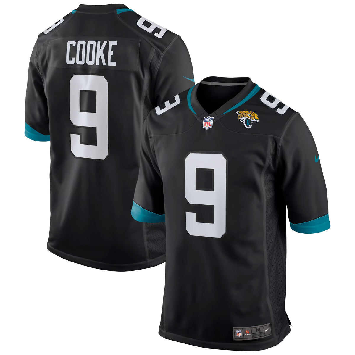 Jacksonville Jaguars Logan Cooke Black Game Jersey
