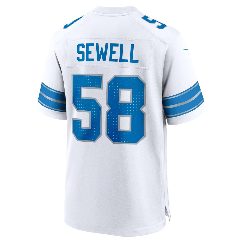Penei Sewell Detroit Lions Nike Game Jersey -  White