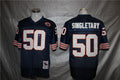Men's Chicago Bears Mike Singletary Navy Legacy Replica Jersey1
