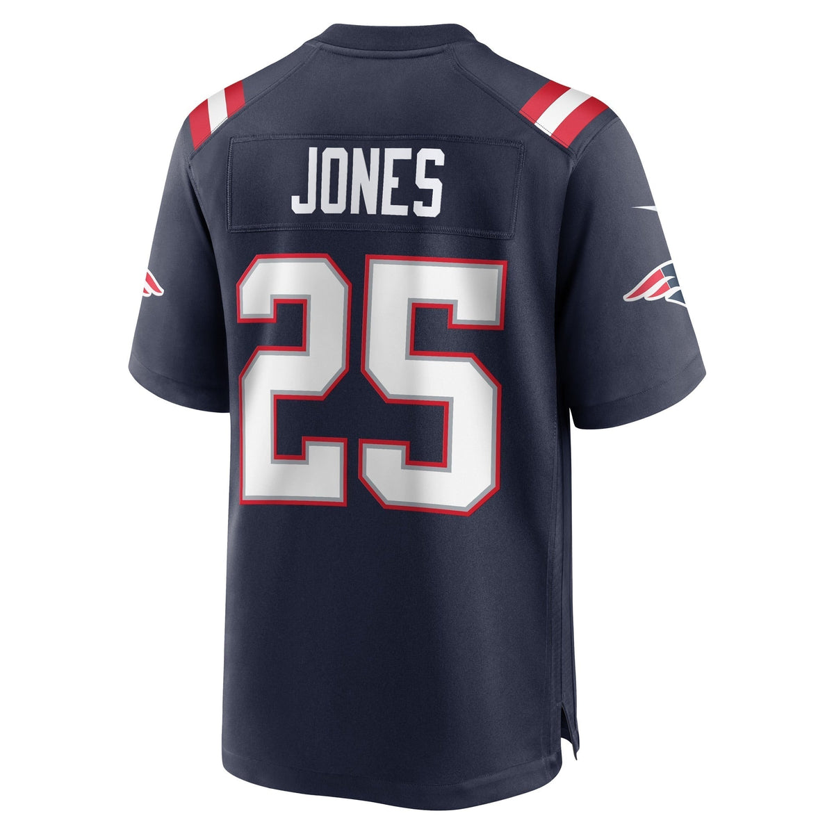 Marcus Jones New England Patriots Nike Game   Jersey - Navy