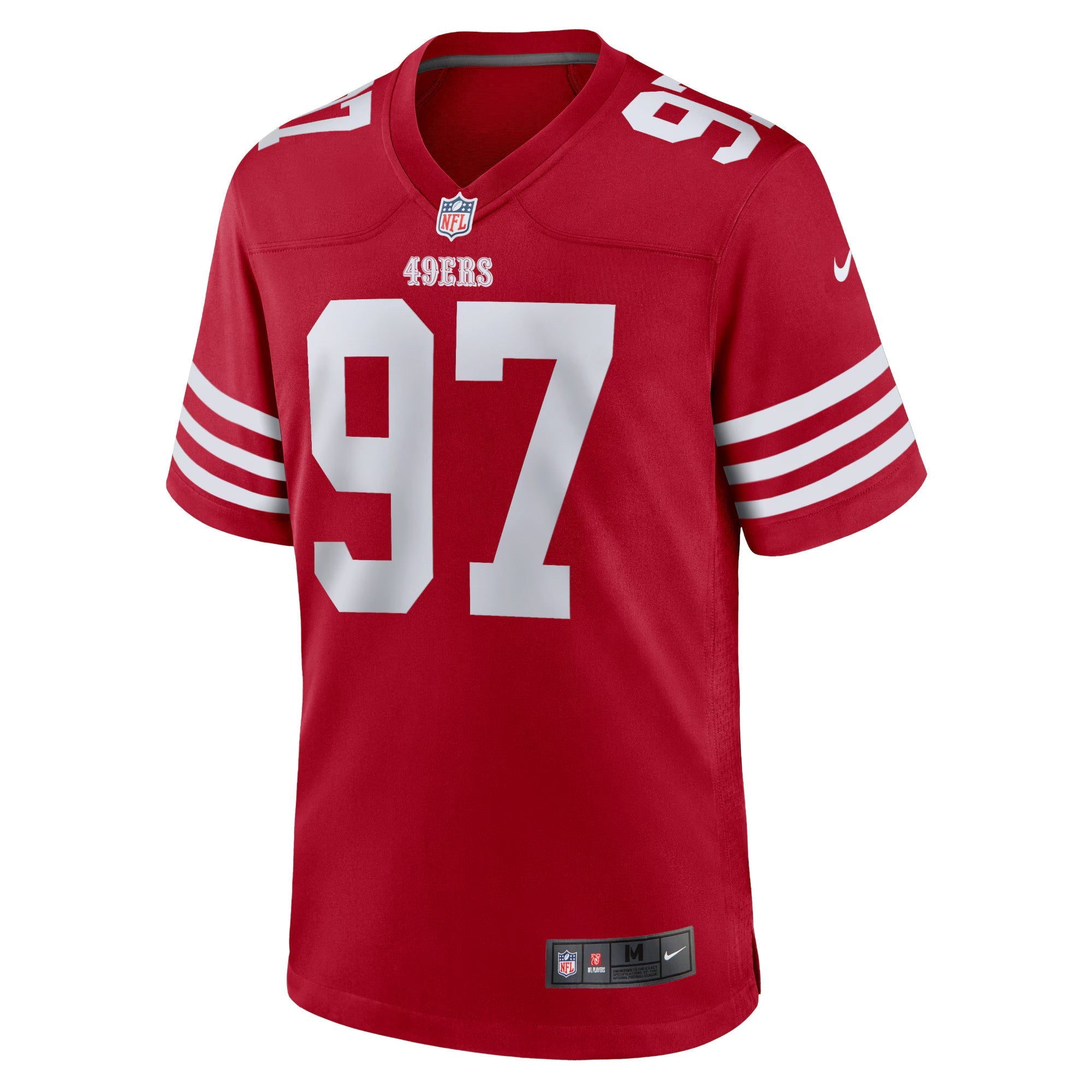 San Francisco 49ers Nick Bosa Scarlet Player Game Jersey