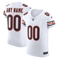 Chicago Bears White Vapor F.U.S.E. Elite Custom Jersey
