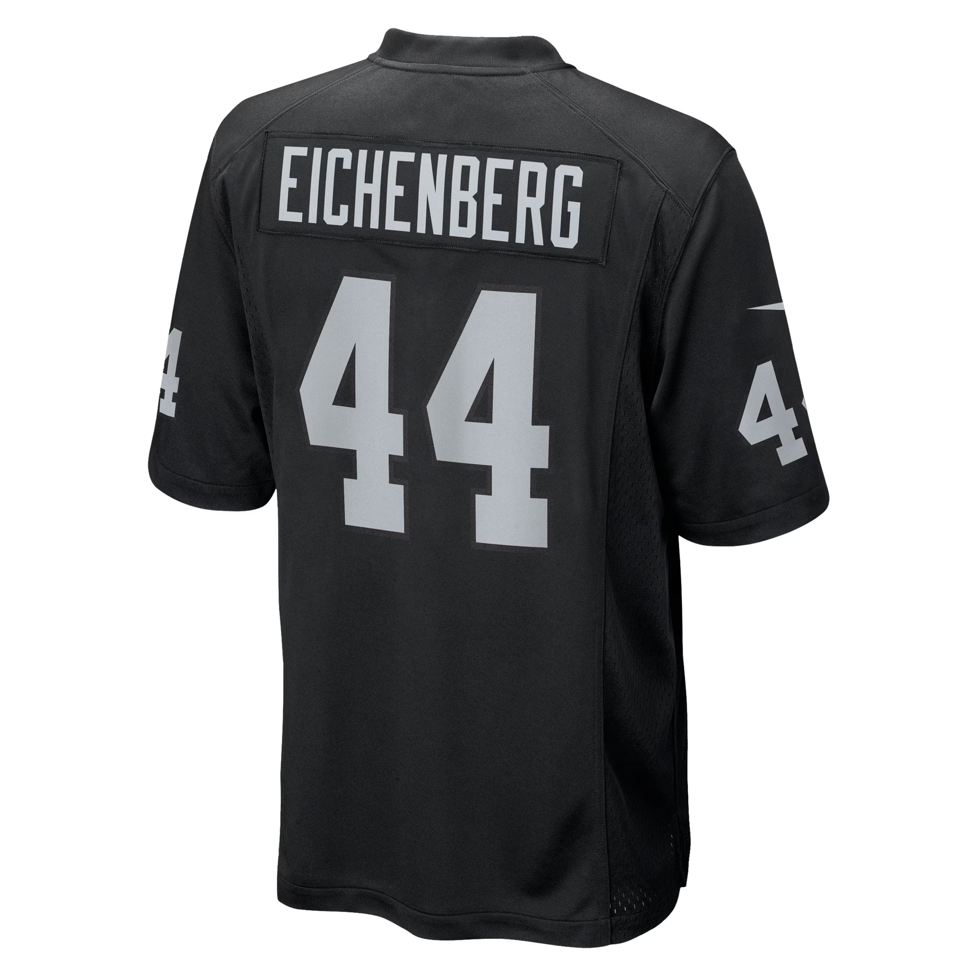 Las Vegas Raiders Tommy Eichenberg Black Team Game Jersey