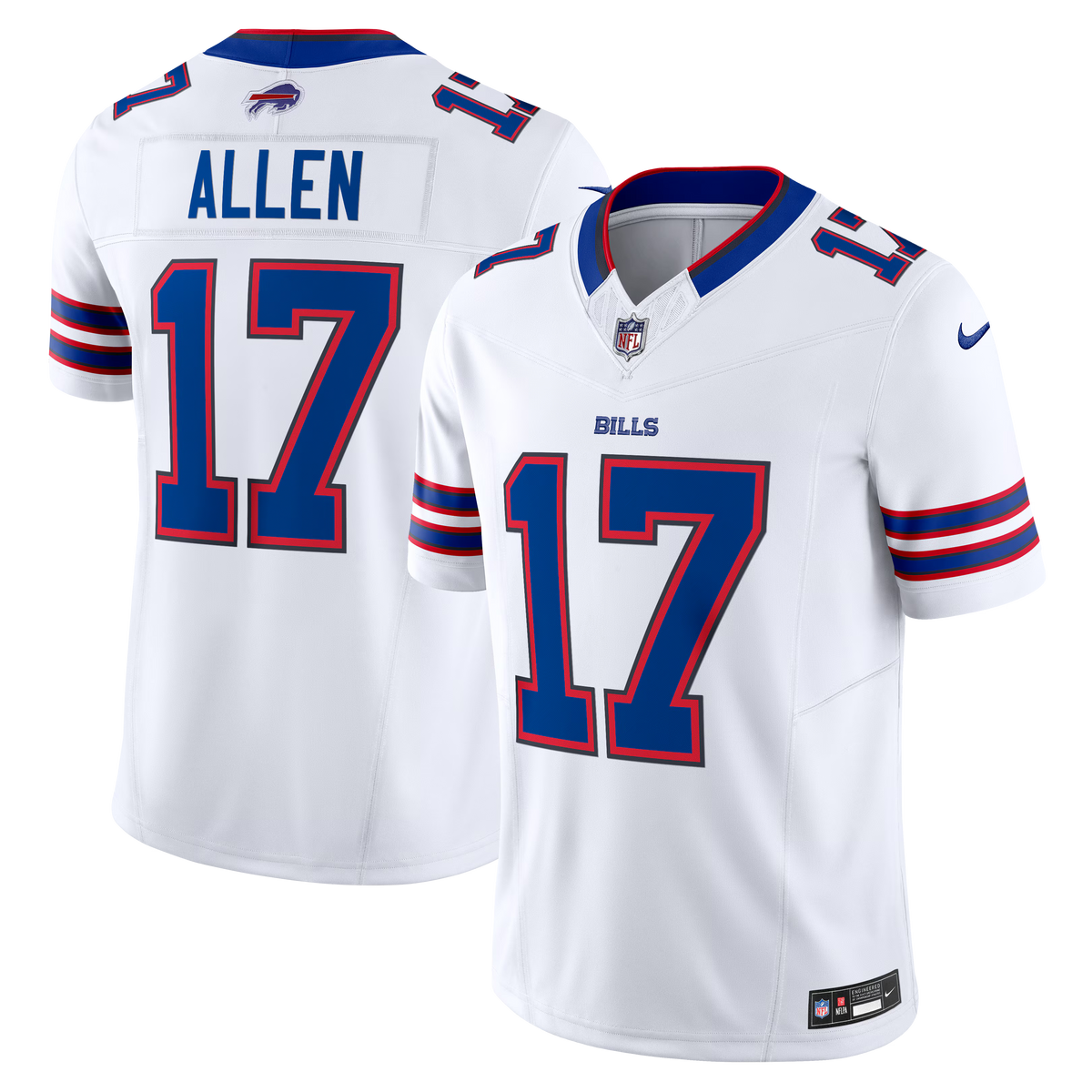 Buffalo Bills Josh Allen White Vapor F.U.S.E. Limited Jersey