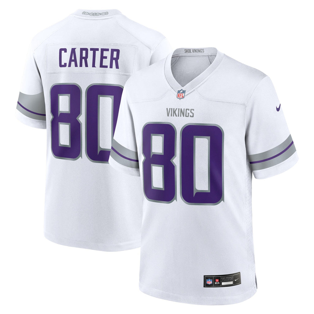 Cris Carter Minnesota Vikings Nike Alternate Retired   Game Jersey - White