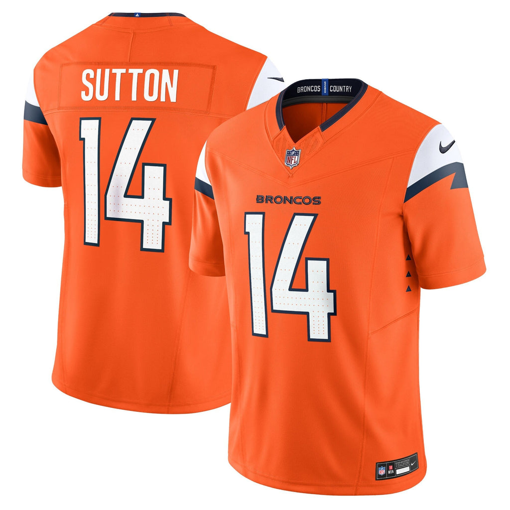 Denver Broncos Courtland Sutton Orange Mile High Collection Vapor F.U.S.E. Limited Jersey