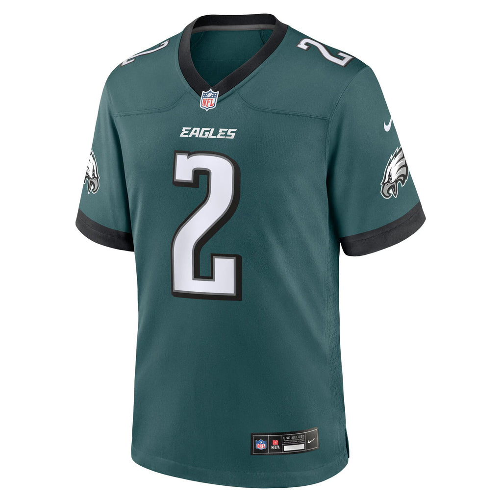 Philadelphia Eagles Jahan Dotson Midnight Green Team Game Jersey