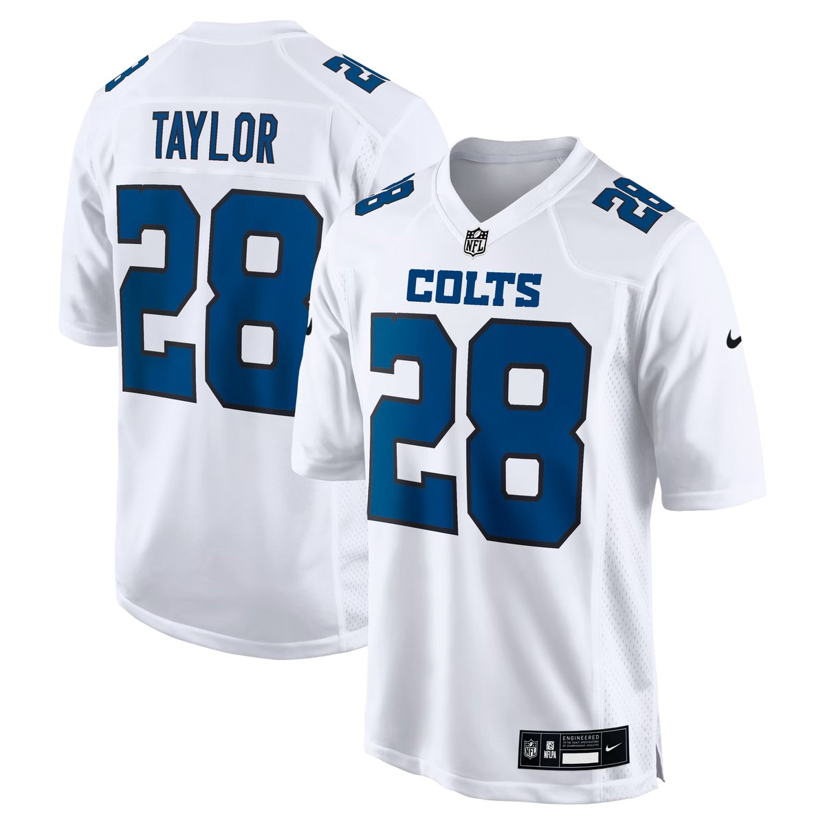 Indianapolis Colts Jonathan Taylor Tundra White Fashion Game Jersey