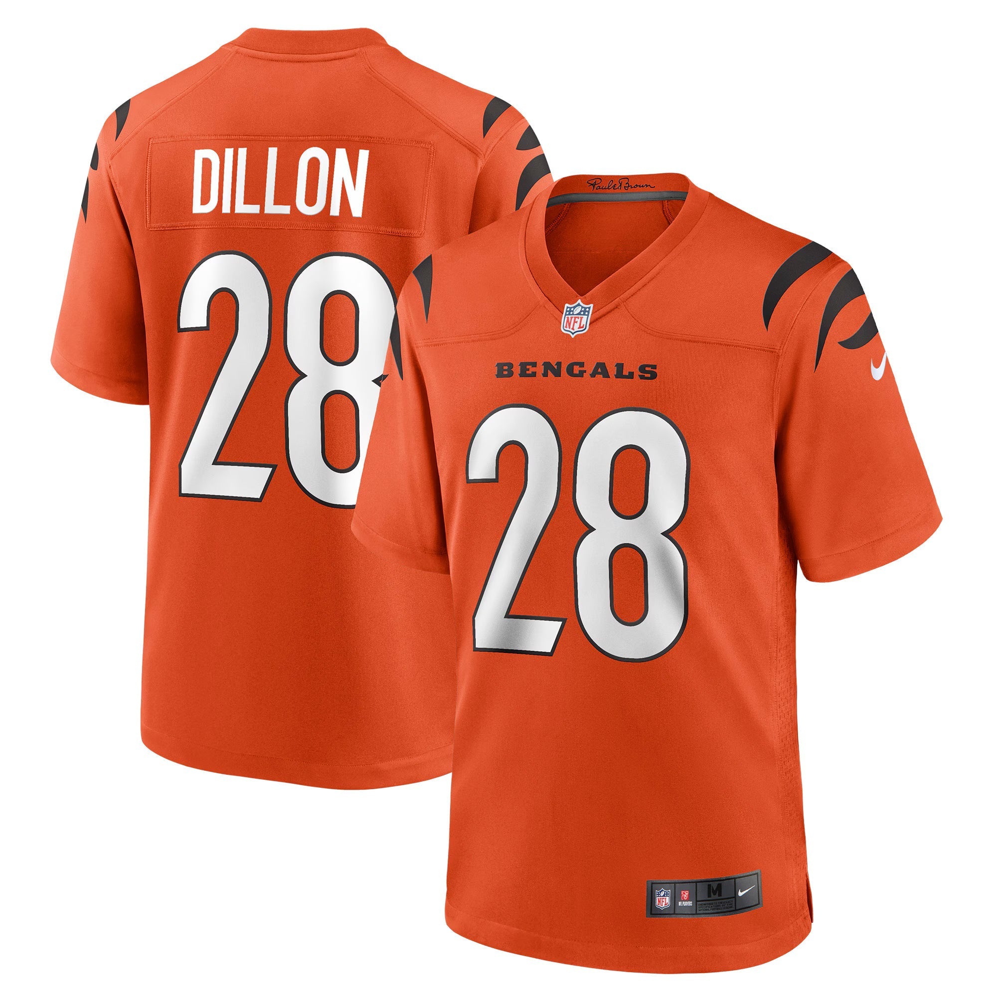 Cincinnati Bengals Corey Dillon Orange Retired Player Alternate Game Jersey