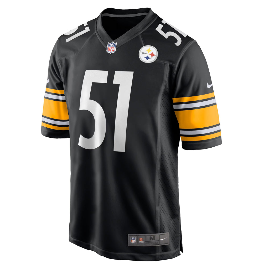 Pittsburgh Steelers Nick Herbig Black Game Jersey