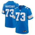 Detroit Lions Christian Mahogany Blue Team Game Jersey