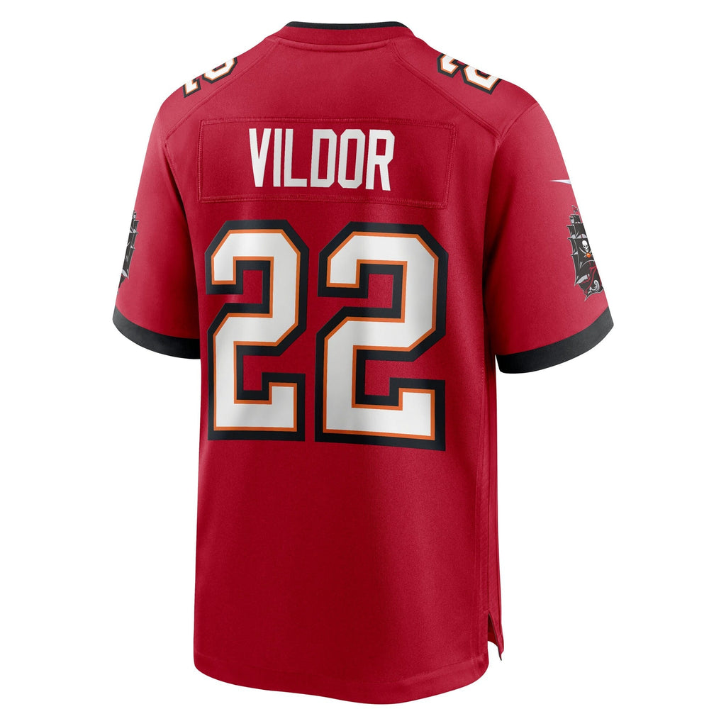 Tampa Bay Buccaneers Kindle Vildor Red Team Game Jersey