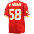 KC.Chiefs #58 Derrick Thomas Red Big & Tall 1994 Retired Player Replica Jersey