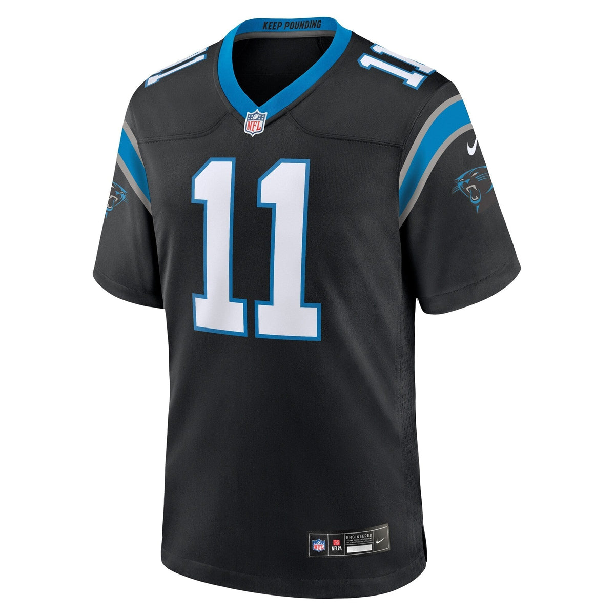 Ihmir Smith-Marsette Carolina Panthers Nike Team Game Jersey -  Black