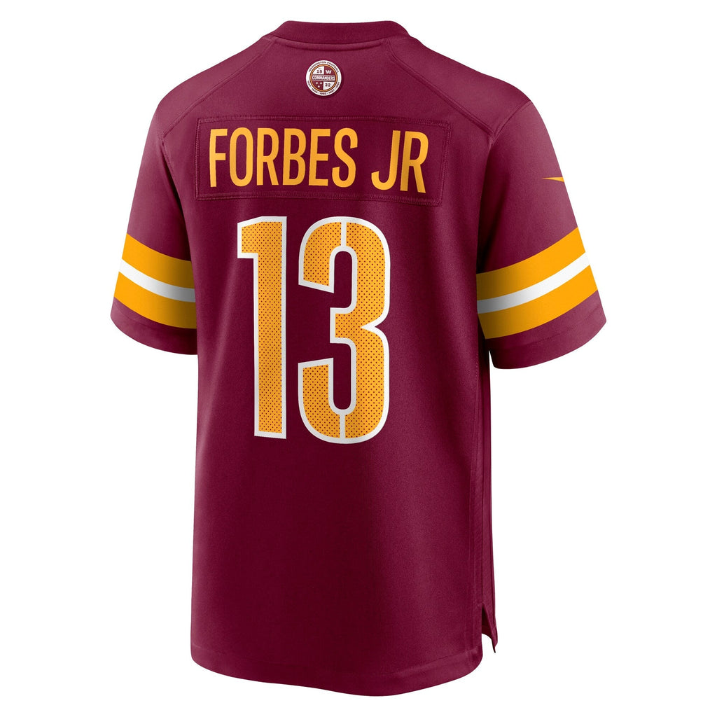 Washington Commanders Emmanuel Forbes Jr. Burgundy Game Jersey