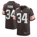 Cleveland Browns Jerome Ford Brown Game Player Jersey