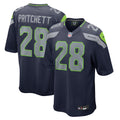 Seattle Seahawks Nehemiah Pritchett College Navy Game Jersey