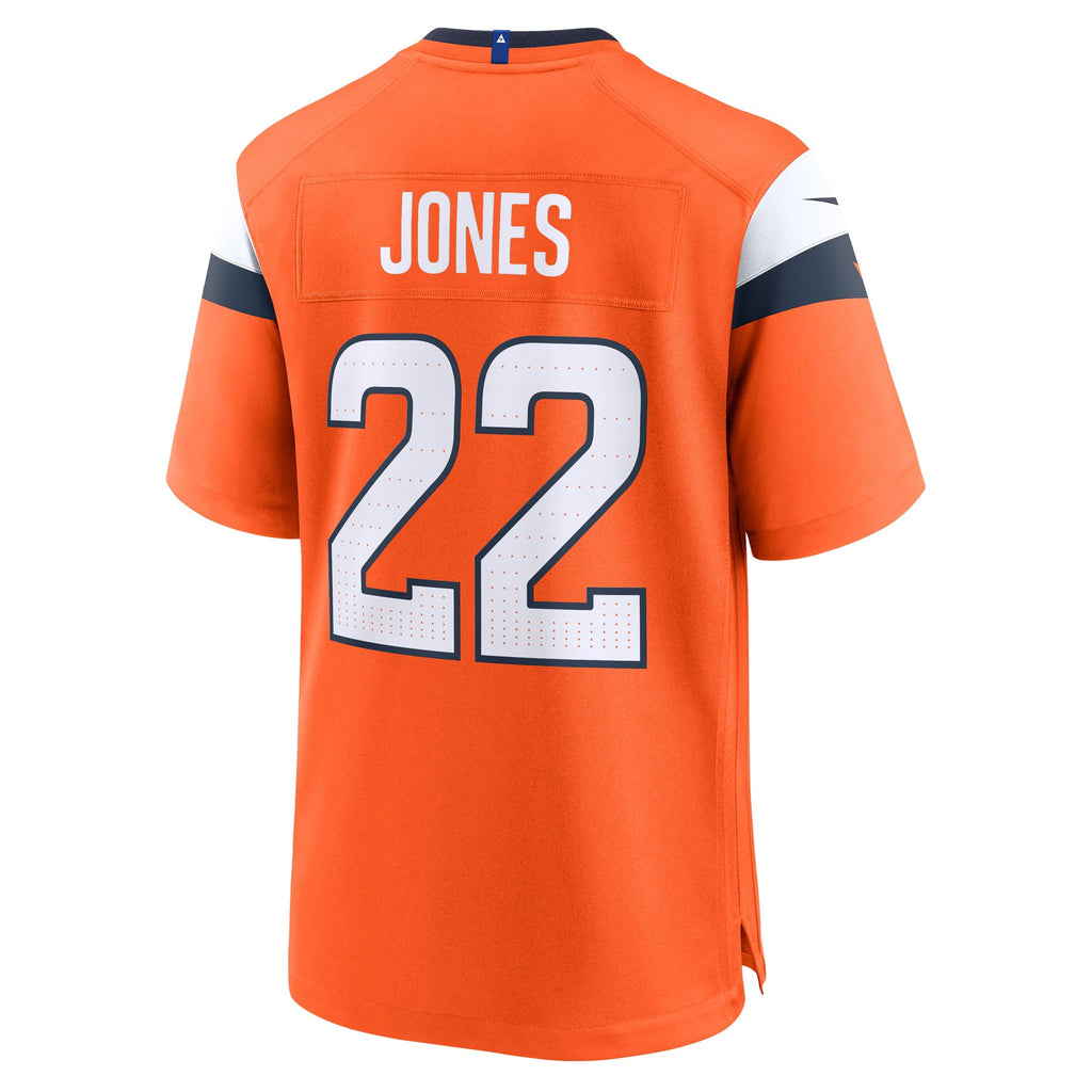 Denver Broncos Brandon Jones Orange Team Game Jersey
