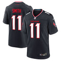Houston Texans Tremon Smith Navy Team Game Jersey