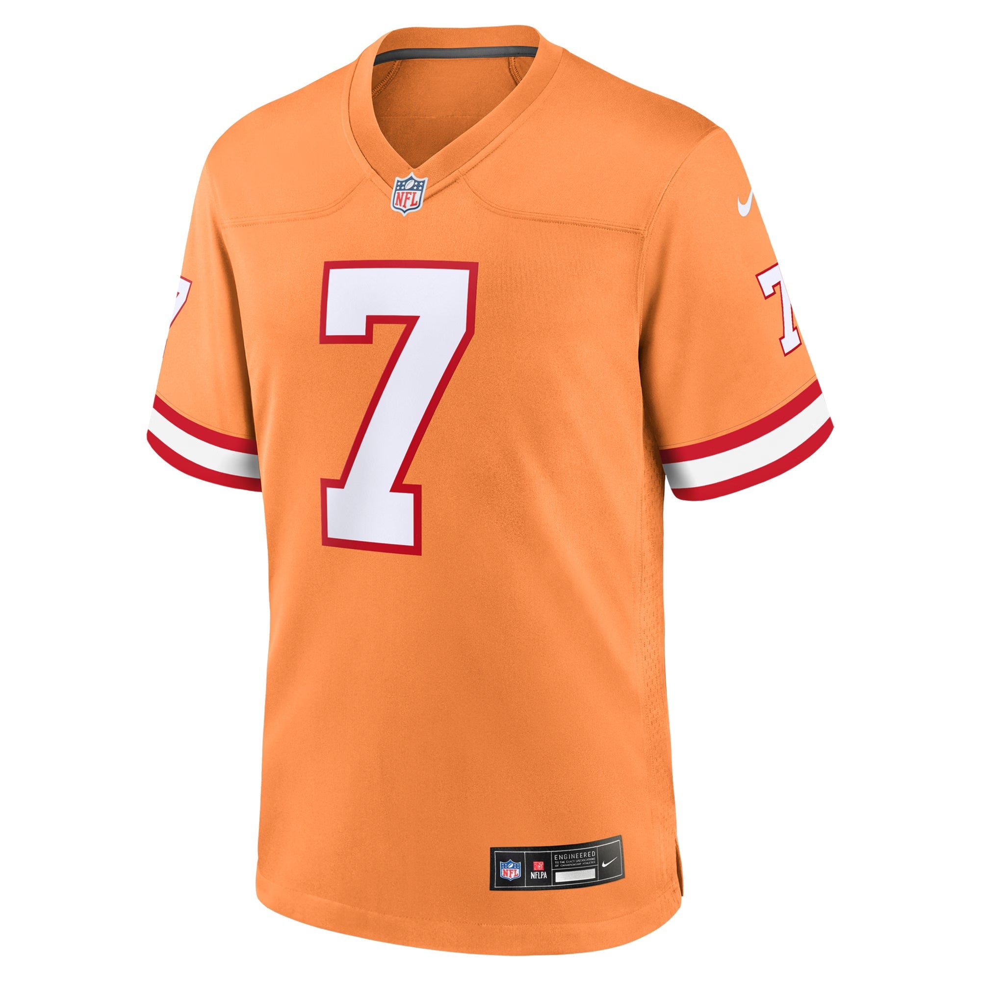 Tampa Bay Buccaneers Bucky Irving Orange Alternate Game Jersey