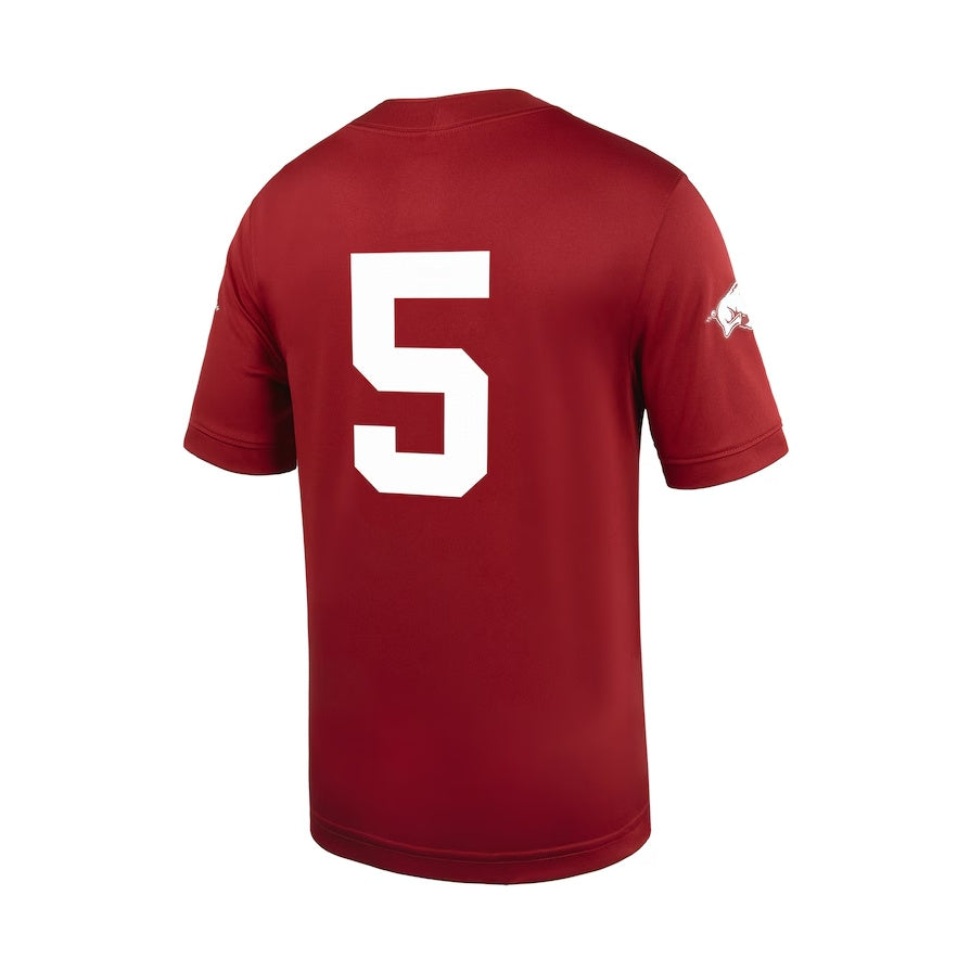#5 A.Razorbacks Untouchable Football JerseyCardinal Stitched American College Jerseys