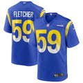 Los Angeles Rams London Fletcher Royal Game Retired Player Jersey