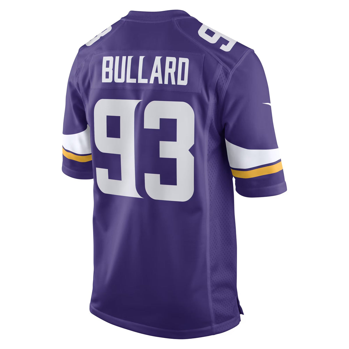 Minnesota Vikings Jonathan Bullard Purple Game Player Jersey